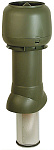 Вент. труба 125/160/500 с колпаком зеленый Vilpe