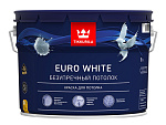 Краска EURO WHITE для потолков гл/мат., 9 л TIKKURILA