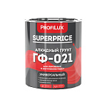 Грунтовка ГФ-021 SUPERPRICE серая 1,9кг Профилюкс (уп. 6шт)