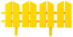 Бордюр декоративный "ЛЕТНИЙ САД" 16*300см, желтый, GRINDA 422225-Y