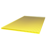 Поликарбонат ULTRAMARIN желтый 2,10м*12м*4 мм 
