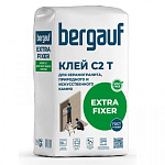 Клей плиточный для керамогранита природ. и иск. камня Bergauf Extra Fixer  25 кг (1п - 56шт.)