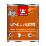 Краска FASADE SILIKON  для фасадов гл/мат. База А, 0,9 л TIKKURILA 