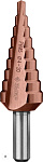 Сверло ступенчатое ЗУБР ПРОФЕССИОНАЛ 4-20 мм, кобальтовое покрытие, 29672-4-20-9_Z01 