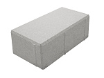 Плита бетонная тротуарная ПРИЗМА 200*100*60 серая (1м2-50шт; 14,4 м2-под)