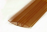 Профиль соединительный НР 8мм 6м коричневый