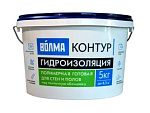 Гидроизоляция готовая полимерная  "ВОЛМА-Контур", 5 кг