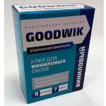 Клей GOODWIK 9, для виниловых обоев, 190г, 45м2 (20шт)