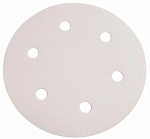 Шлифовальный круг SMIRDEX 510 White, 6 отверстий №240 ,225мм