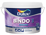 Краска Dulux Bindo 3 для стен и потолков,  мат. бесцветная, BC, 4,5л