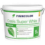 Краска "OASIS SUPER WHITE" для потолков , 9 л FINNCOLOR