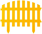 Забор декоративный "АР ДЕКО" 28*300см, желтый, GRINDA 422203-Y