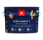 Краска EURO SMART-2  для стен и потолков гл/мат., 9 л TIKKURILA 
