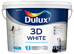Краска Dulux 3D White для стен и потолков, на основе мрамора, мат. белая, BW, 10л ОСТАТКИ